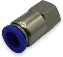 Фитинг цанговый прямой Контактная Механика G1/4, трубка 10мм KZPCF10-02G