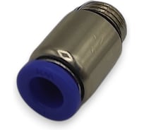 Фитинг цанговый прямой Контактная Механика G1/8, трубка 6мм KZPOC06-01G