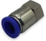 Фитинг цанговый прямой Контактная Механика G1/8, трубка 10мм KZPCF10-01G 1