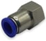 Фитинг цанговый прямой Контактная Механика G3/8, трубка 10мм KZPCF10-03G 1