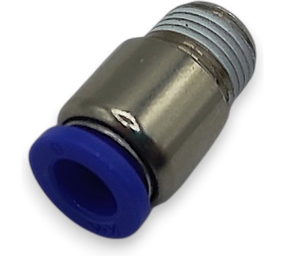 Фитинг цанговый прямой Контактная Механика 1/8, трубка 6мм KZPOC06-01P