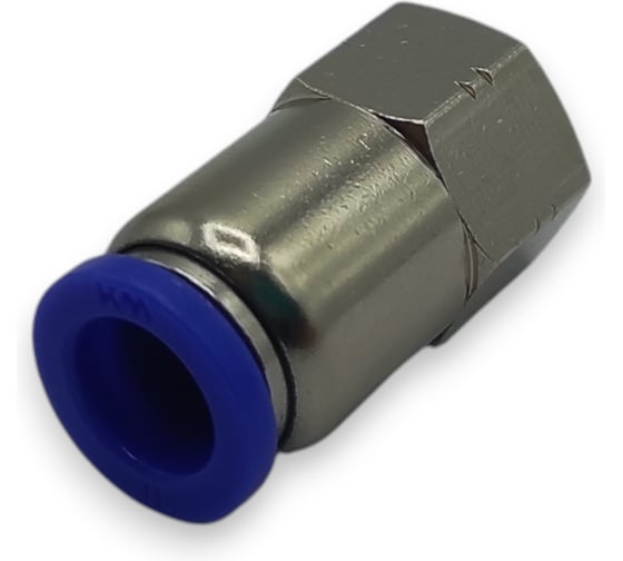 Фитинг цанговый прямой Контактная Механика 1/8, трубка 8мм KZPCF08-01P