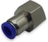 Фитинг цанговый прямой Контактная Механика G3/8, трубка 8мм KZPCF08-03G 1