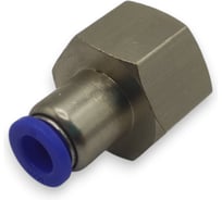 Фитинг цанговый прямой Контактная Механика G3/8, трубка 6мм KZPCF06-03G