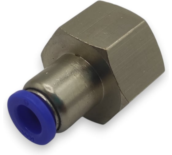 Фитинг цанговый прямой Контактная Механика G3/8, трубка 6мм KZPCF06-03G