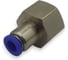 Фитинг цанговый прямой Контактная Механика G3/8, трубка 6мм KZPCF06-03G 1