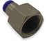 Фитинг цанговый прямой Контактная Механика G3/8, трубка 6мм KZPCF06-03G 4
