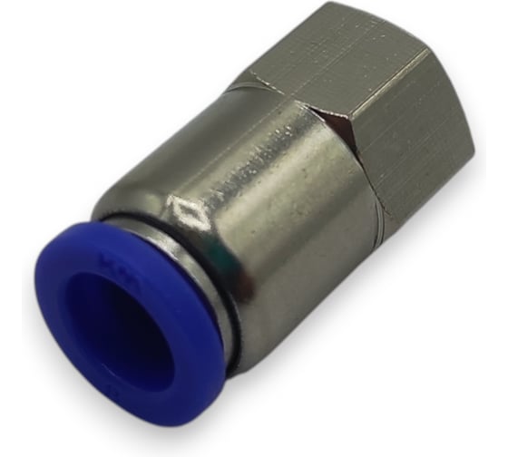 Фитинг цанговый прямой Контактная Механика G1/8, трубка 8мм KZPCF08-01G
