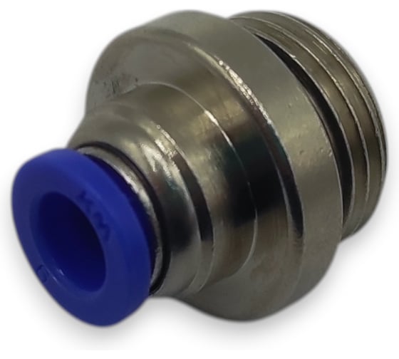 Фитинг цанговый прямой Контактная Механика G3/8, трубка 6мм KZPOC06-03G