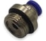 Фитинг цанговый прямой Контактная Механика G3/8, трубка 6мм KZPOC06-03G 3