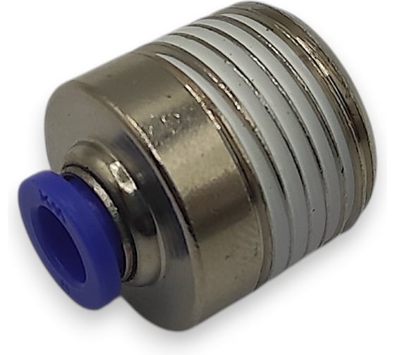 Фитинг цанговый прямой Контактная Механика 1/2, трубка 6мм KZPOC06-04P