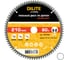 Диск пильный Diamond Industrial по дереву 210х30/25.4 мм Z=80 ATB Wood DILITE DIDDDL210Z80 1