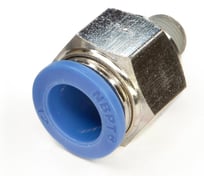 Пневмофитинг цанговый прямой HIMPT с наружной резьбой PC 12-01 (R1/8) 10 шт 00-00026404