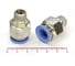 Пневмофитинг цанговый прямой HIMPT с наружной резьбой PC 12-02 (R1/4) 10 шт 00-00026405 2