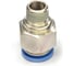 Пневмофитинг цанговый прямой HIMPT с наружной резьбой PC 12-02 (R1/4) 10 шт 00-00026405 3