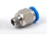 Пневмофитинг цанговый прямой HIMPT с наружной резьбой PC 10-01 (R1/8) 10 шт 00-00026400 1