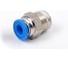 Пневмофитинг цанговый прямой HIMPT с наружной резьбой PC 6-02 (R1/4) 10 шт 00-00026392 1