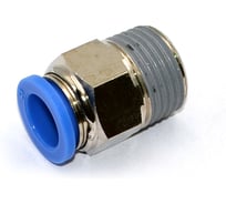 Пневмофитинг цанговый прямой HIMPT с наружной резьбой PC 12-04 (R1/2) 10 шт 00-00026407