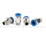 Пневмофитинг цанговый прямой HIMPT с наружной резьбой PC 10-02 (R1/4) 10 шт 00-00026401 2