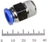 Пневмофитинг цанговый прямой HIMPT с наружной резьбой PC 10-03 (R3/8) 10 шт 00-00026402 2