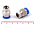 Пневмофитинг цанговый прямой HIMPT с наружной резьбой PC 8-02 (R1/4) 10 шт 00-00026396 3