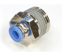 Пневмофитинг цанговый прямой HIMPT с наружной резьбой PC 6-04 (R1/2) 10 шт 00-00026394