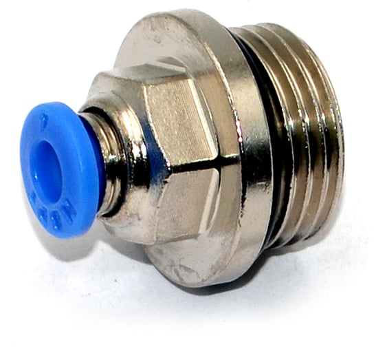 Пневмофитинг цанговый прямой HIMPT с наружной резьбой PC 4-03 (R3/8) 10 шт 00-00026390