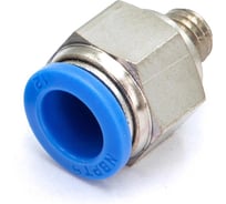 Пневмофитинг цанговый прямой HIMPT с наружной резьбой PC 12-М10х1.5 10 шт 00-00026437