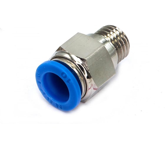 Пневмофитинг цанговый прямой HIMPT с наружной резьбой PC 10-М12х1.5 10 шт 00-00026432