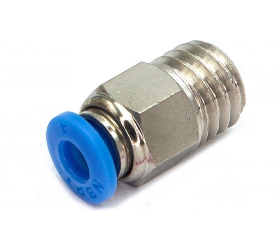 Пневмофитинг цанговый прямой HIMPT с наружной резьбой PC 4-М10х1.5 10 шт 00-00026412