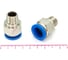 Пневмофитинг цанговый прямой HIMPT с наружной резьбой PC 16-М16х1.5 5 шт 00-00026443 2