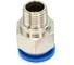 Пневмофитинг цанговый прямой HIMPT с наружной резьбой PC 16-М16х1.5 5 шт 00-00026443 3