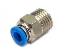 Пневмофитинг цанговый прямой HIMPT с наружной резьбой PC 6-М14х1.5 10 шт 00-00026417