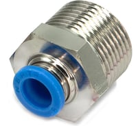 Пневмофитинг цанговый прямой HIMPT с наружной резьбой PC 8-М22х1.5 10 шт 00-00026428