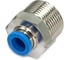 Пневмофитинг цанговый прямой HIMPT с наружной резьбой PC 8-М22х1.5 10 шт 00-00026428 1
