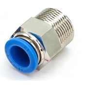 Пневмофитинг цанговый прямой HIMPT с наружной резьбой PC 12-М22х1.5 10 шт 00-00026442