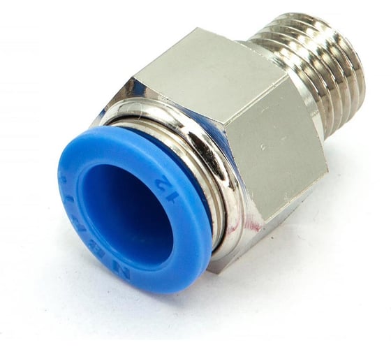 Пневмофитинг цанговый прямой HIMPT с наружной резьбой PC 12-М14х1.5 10 шт 00-00026439