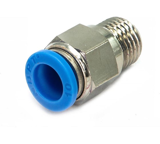 Пневмофитинг цанговый прямой HIMPT с наружной резьбой PC 10-М14х1.5 10 шт 00-00026433