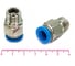 Пневмофитинг цанговый прямой HIMPT с наружной резьбой PC 10-М14х1.5 10 шт 00-00026433 2