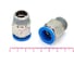 Пневмофитинг цанговый прямой HIMPT с наружной резьбой PC 16-04 (R1/2) 5 шт 00-00026409 2