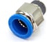 Пневмофитинг цанговый прямой HIMPT с наружной резьбой PC 16-03 (R3/8) 5 шт 00-00026408 1