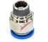 Пневмофитинг цанговый прямой HIMPT с наружной резьбой PC 16-03 (R3/8) 5 шт 00-00026408 3