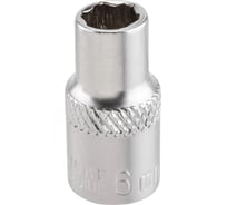 Головка Rockforce 6мм (6гр.), 1/4 RF LIGHT-52506(62399)