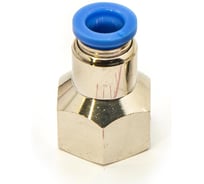 Пневмофитинг цанговый прямой с внутренней резьбой HIMPT PCF 8-03 (R3/8) 10 шт 00-00026464