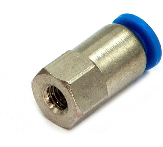Пневмофитинг цанговый прямой с внутренней резьбой HIMPT PCF 4-М5х0.8 10 шт 00-00026447