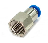 Пневмофитинг цанговый прямой с внутренней резьбой HIMPT PCF 6-М14х1.5 10 шт 00-00026459