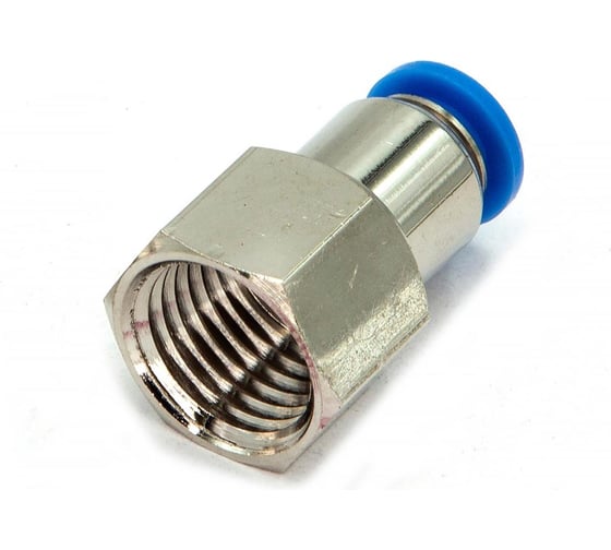Пневмофитинг цанговый прямой с внутренней резьбой HIMPT PCF 6-М14х1.5 10 шт 00-00026459