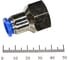 Пневмофитинг цанговый прямой с внутренней резьбой HIMPT PCF 10-04 (R1/2) 10 шт 00-00026476 2
