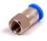 Пневмофитинг цанговый прямой с внутренней резьбой HIMPT PCF 6-01 (R1/8) 10 шт 00-00026450 1