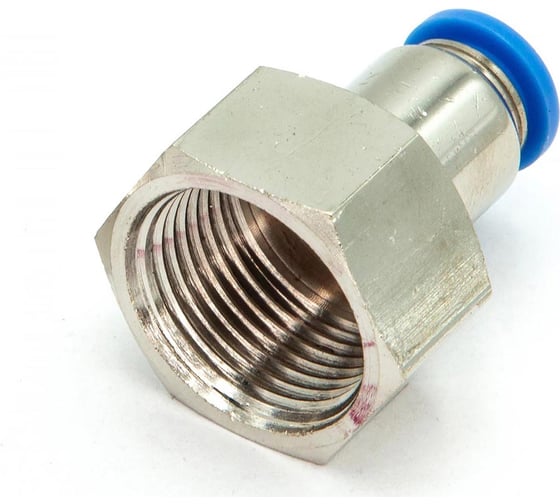 Пневмофитинг цанговый прямой с внутренней резьбой HIMPT PCF 8-М20х1.5 10 шт 00-00026471
